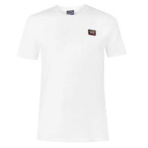 Paul And Shark Basic Crew Neck T Shirt - White 010