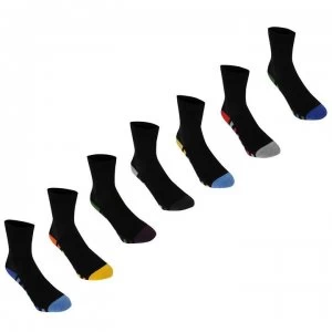 Kangol Formal Sock 7 pack Junior Boys - Colour Str Sole