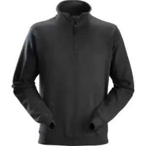 Snickers 2818 1/2-Zip Mens Sweatshirt Black XL