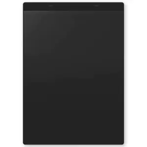 Document pouches, magnetic, A4 portrait, pack of 10, black
