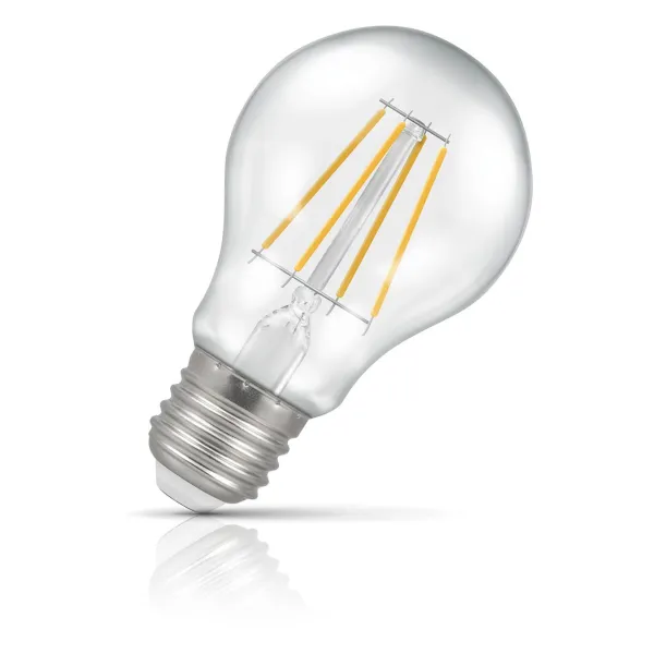 Crompton Lamps LED GLS 7W E27 Filament Warm White Clear (60W Eqv)