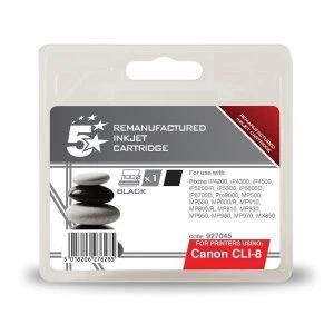 5 Star Office Canon CLI8 Black Inkjet Cartridge