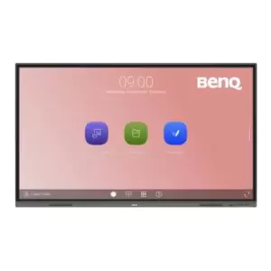 BenQ RE8603 Interactive flat panel 2.18 m (86") LED 400 cd/m 4K Ultra HD Black Touch Screen Built-in processor Android 11 18/7