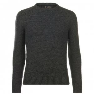 Label Lab Label Hulme Twisted Cotton Jumper - Charcoal