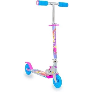 2 Wheel Unicorn Scooter (Blue & Pink)