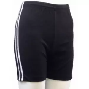 Carta Sport Womens/Ladies Stripe Shorts (24R) (Black/White)