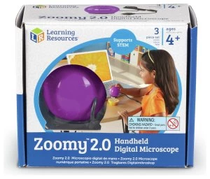 Learning Resources Zoomy 2.0 Handheld Microscope Purple.