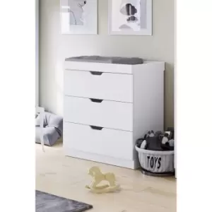 Ickle Bubba Coleby White Chest of Drawers / Changer