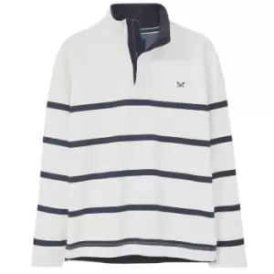 Crew Clothing Mens Padstow Pique Sweat Navy/White XL