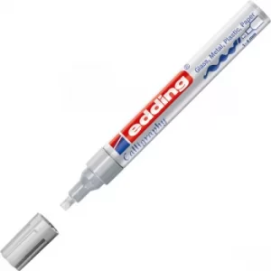 Edding 4-755054 Gloss Paint Calligraphy Marker 755 Silver
