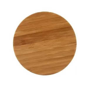 Personalised Bamboo Wireless Charger, Brown