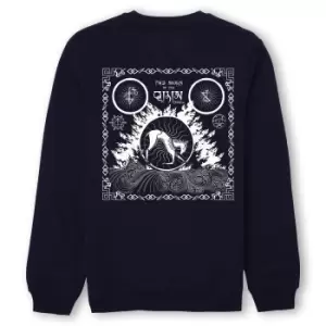 Fantastic Beasts Qilin Symbols Sweatshirt - Navy - XL