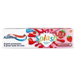 Aquafresh Splash Strawberry Flavour 3-8 Years Toothpaste 75ml