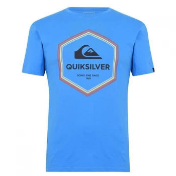 Quiksilver Lotus T Shirt Mens - Blue