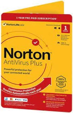 Norton Antivirus Plus 12 Months 1 Device