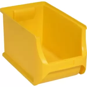 Open fronted storage bin, LxWxH 355 x 205 x 200 mm, pack of 8, yellow