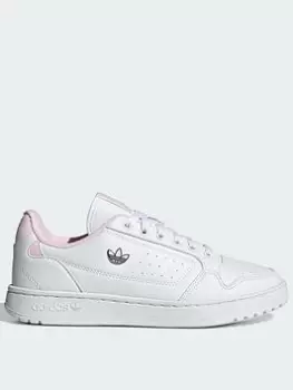 adidas Originals NY 90 - White/Pink, Size 6, Women