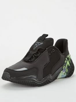 Adidas 4UTURE RNR Junior Trainers - Black, Size 4