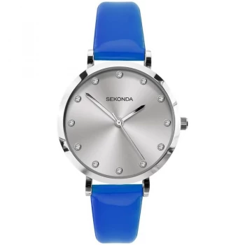 Sekonda Silver And Blue Fashion Watch - 40013