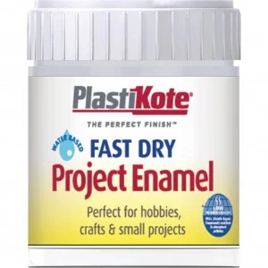 Plastikote Fast Dry Enamel Paint Silver 59ml