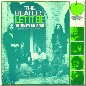 The Beatles - Let It Be / You Know My Name Fridge Magnet