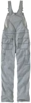 Carhartt Railroad Stripe Ladies Dungarees, Size S for Women, Size S for Women