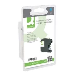 Q-Connect Brother Remanufactured Cyan Inkjet Cartridge LC123C