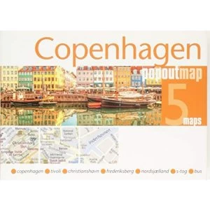 Copenhagen PopOut Map Sheet map, folded 2018
