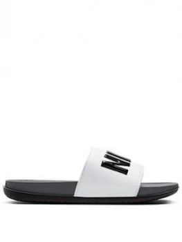 Nike Offcourt Sliders - Black/White, Size 10, Men