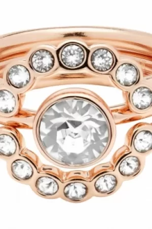 Ted Baker Ladies Rose Gold Plated Cadyna Concentric Crystal Ring SM TBJ1317-24-02ML