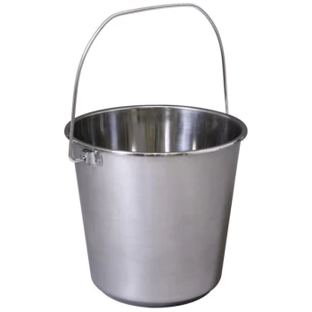 Sealey BM8L Mop Bucket 12L - Stainless Steel