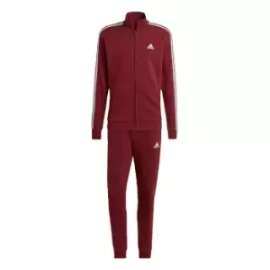 adidas Sportswear Basic 3-Stripes French Terry Tracksuit - Red