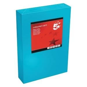 Office A4 Card Tinted 160gsm Deep Blue Pack of 250 938083