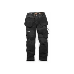 Scruffs - Womens Trade Flex Holster Work Trousers Black 8L