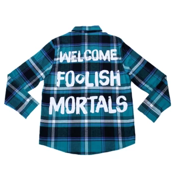 Cakeworthy Haunted Mansion Foolish Mortals Flannel - 4XL