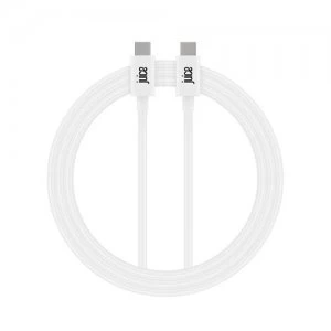 Juice JUI-CABLE-TYPEC-TYPEC-1M-RND-WHT USB cable USB 3.2 Gen 1 (3.1 Gen 1) USB C White