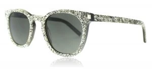 Yves Saint Laurent 28 Sunglasses Silver Grey 009 49mm