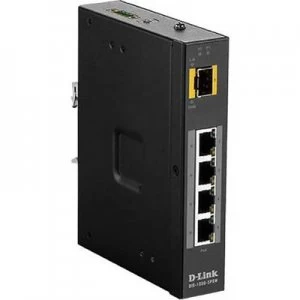 D-Link DIS-100G-5PSW Network RJ45/SFP switch 4+1 ports PoE