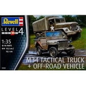 M34 Tactical Truck + Off-Road Vehicle 1:35 Revell Model Kit