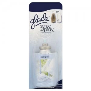 Glade Sense and Spray Clean Linen Air Freshener Refill - 18ml