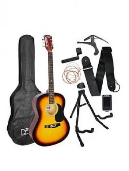 3Rd Avenue 3Rd Avenue Acoustic Guitar Premium Pack - Sunburst