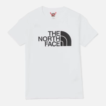 The North Face Boys' Youth Short Sleeve Easy T-Shirt - White - 10-12 Years