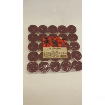 Price's Candles Tealights Pack 25 Mixed Berries