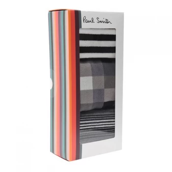 Paul Smith 3 Pack Stripe Sock - Black 79