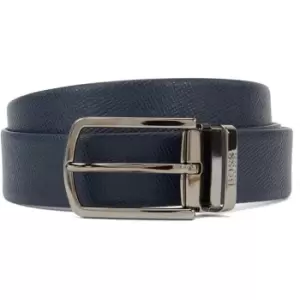 Boss Boss Leather Belt Mens - Blue