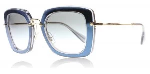 Miu Miu MU07OS Sunglasses Blue ROY-1E0 52mm