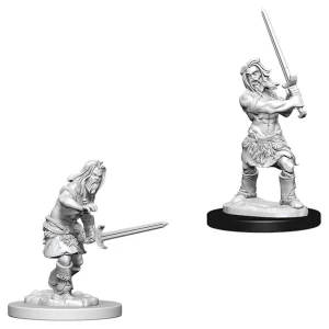 Pathfinder Battles Deep Cuts Unpainted Miniatures (W1) Male Human Barbarian