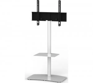 Sonorous Tall Contemporary PL2810-WHT 650 mm TV Stand with Bracket