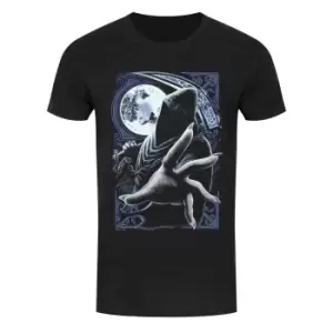 Requiem Collective Mens Enslaved Reaper T-Shirt (Small (36-38in)) (Black)