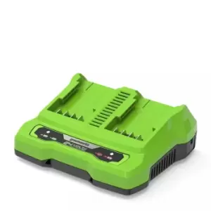 Greenworks 24V 4A Twin Port Battery Charger